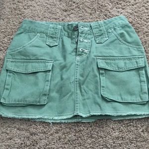 Wet Seal Light army green skirt